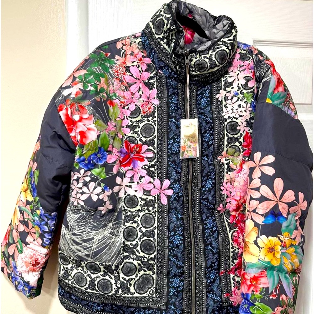 Johnny Was Reversible Puffy Jacket